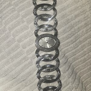 Watch silver tone